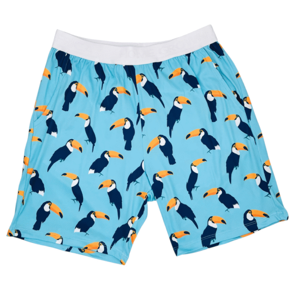 Soft & Stretchy Men's Lounge Shorts Toucan