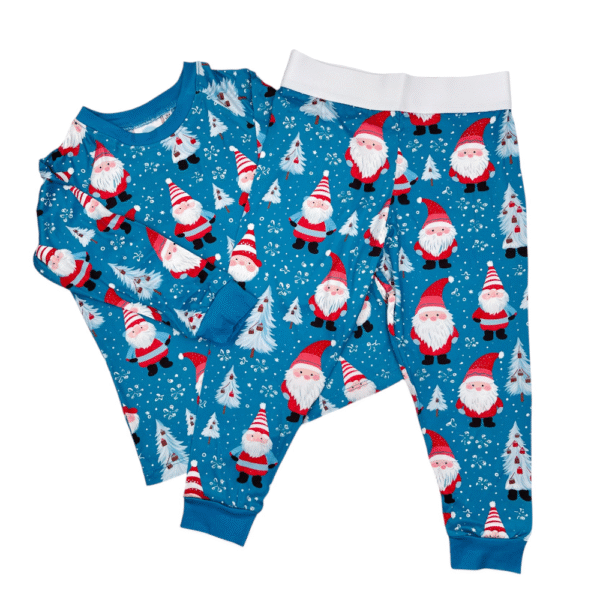Soft & Stretchy Kids Winter PJ's - Christmas Blue