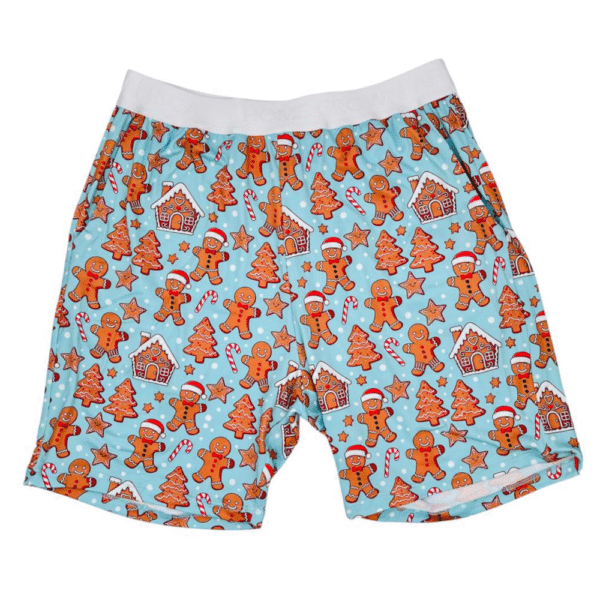 Soft & Stretchy Men's Lounge Shorts Gingerbread
