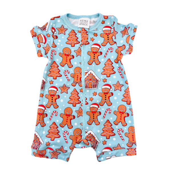 Soft & Stretchy Gingerbread Summer Zipper