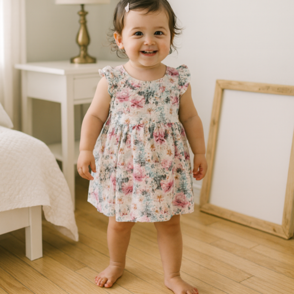 Classic Dress - Vintage Rose