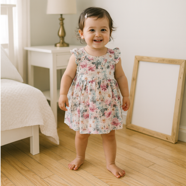 Classic Dress - Vintage Rose