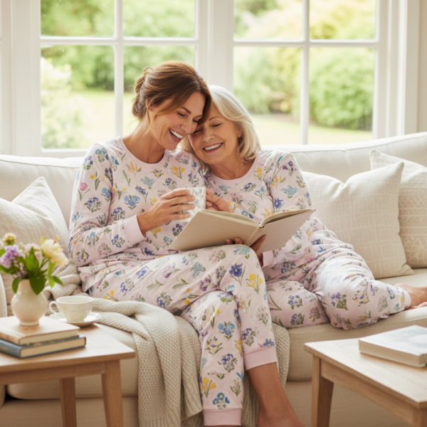 Winter Long Sleeve/Pants LADIES PJ's - Wild Flower