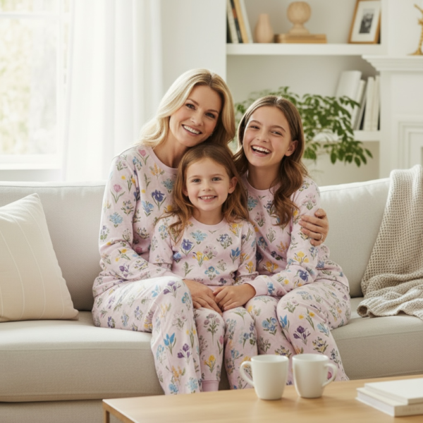 Soft & Stretchy Winter PJ's - Wild Flower