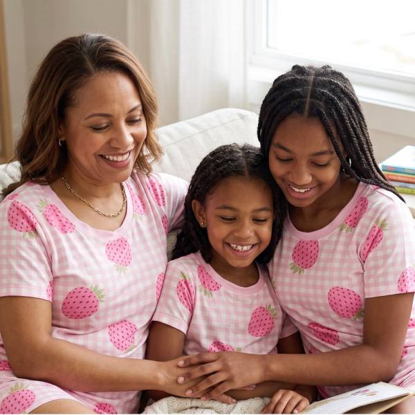 LADIES Summer PJ's - Summer Strawberries