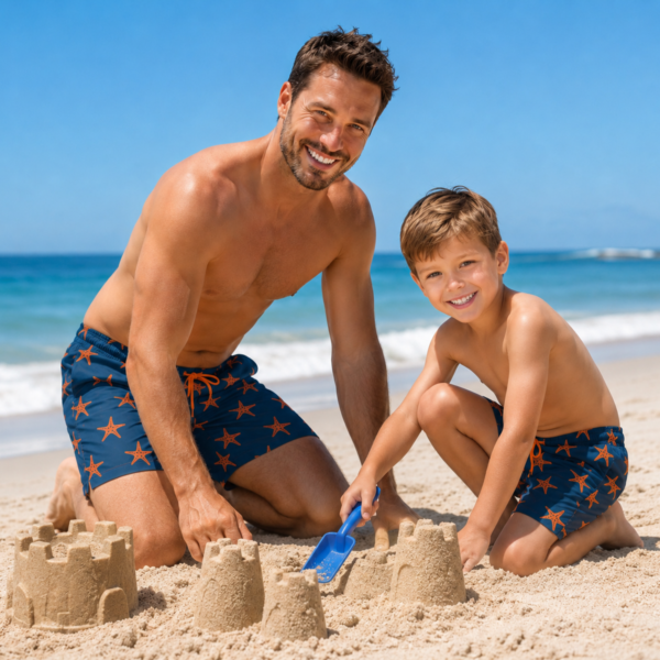Men's Beach Shorts Starfish