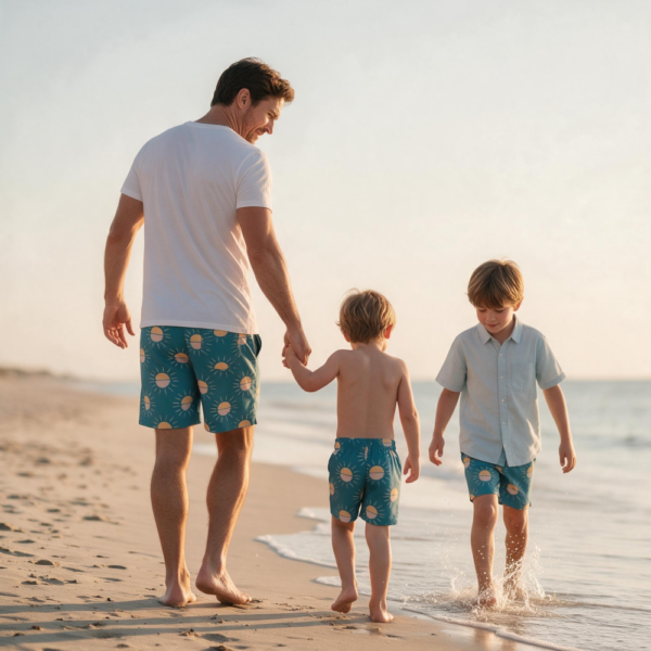 Men's Beach Shorts Sunrise